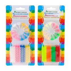 PACK 24 VELAS PARA PASTEL