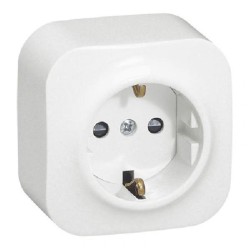 FORIX 2P+T SCHUKO SIMPLES BRAN