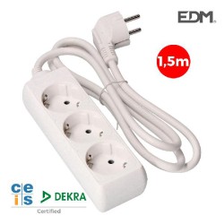 BLOCO 3 TOMADAS SCHUKO 1.5MTS 