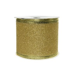 LAÇO COM PURPURINA DOURADO...