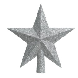 ESTRELA PRATEADA PURPURINA...