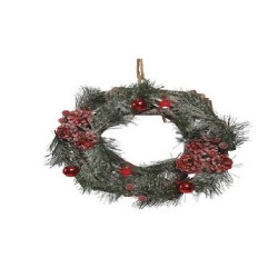 COROA C/NEVE 30CMS