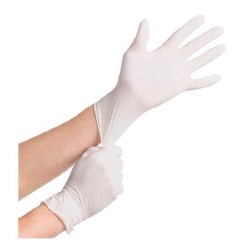 LUVA DESCARTAVEL LATEX C/PO S 