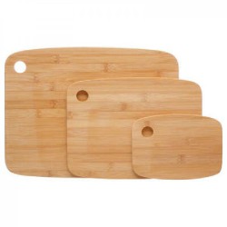 SET 3 TABUAS DE CORTAR/BAMBU