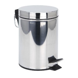 BALDE LIXO INOX C/PEDAL 3LT 