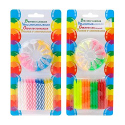 PACK 24 VELAS PARA PASTEL