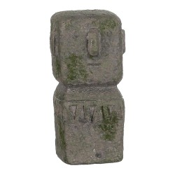 ESTATUA CINZENTO 10.5X9.5X20CM