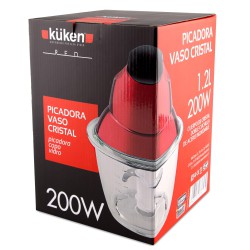 PICADORA COPO VIDRO 200W...