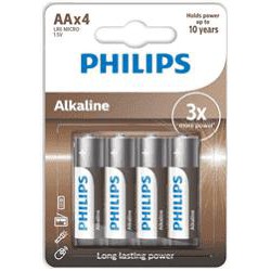 PILHA ALKALINA PHILIPS AA 