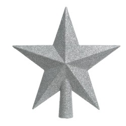 ESTRELA PRATEADA PURPURINA...