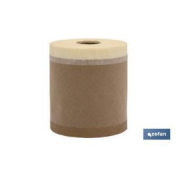 ROLO FITA PAPEL 30CMX45M KRAFT