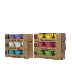 KIT 3 VELAS CITRONELA 45G...