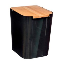 BALDE LIXO WC BAMBU PRETO...
