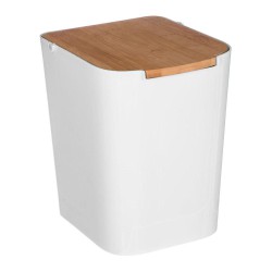 BALDE LIXO WC BAMBU BRANCO...