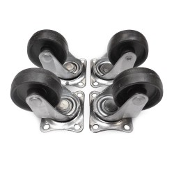 SET 4 RODAS 40MM PRETAS