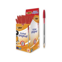 CANETA BIC CRISTAL VERMELHA