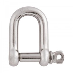 MANILHA DIREITA INOX 4MM