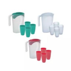 JARRO 1750ML C/4COPOS DE...