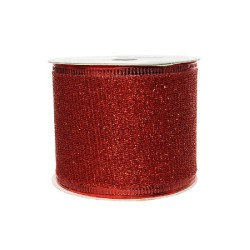 LAÇO COM PURPURINA VERMELHO...