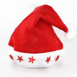GORRO DE NATAL COM LUZES...