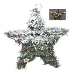 ESTRELA DE RATTAN COM LEDS...