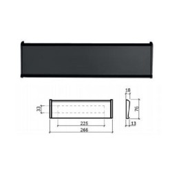 CHAPA CARTAS 30B ALUMINIO...