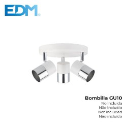 FOCO 3 LAMPADA BRANCO +...