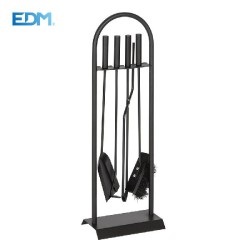 KIT DE LAREIRA DELUXE PRETO...