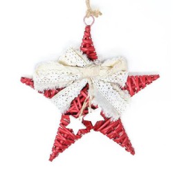 ESTRELA MADEIRA VERM....