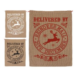 SACO DECORATIVO DE JUTA...