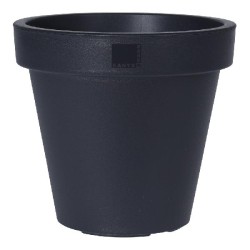 VASO PLASTICO ANTRACITA 20CM