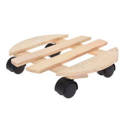 SUPORTE DE MADEIRA COM 4...