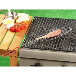 GRELHA PARA PEIXE 13X41CM