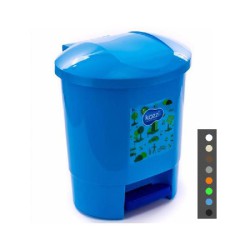 BALDE LIXO C/PEDAL 30L AZUL 