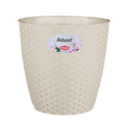 VASO PLASTICO NATURAL BEJE...