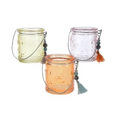 PORTA-VELA DE VIDRO C/ALCA...