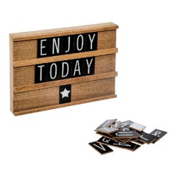 CAIXA MENSAGEM DE MADEIRA...