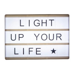 CAIXA MENSAGEM LUMINOSO...