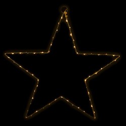 ESTRELA METAL 35 LED BRANCO...