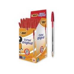 CANETA BIC CRISTAL VERMELHA