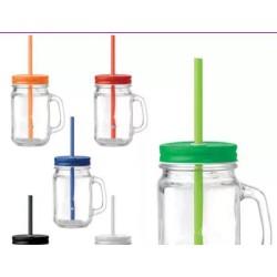 CANECA DE VIDRO C/PALINHA...