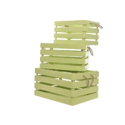 CAIXA DE MADEIRA COM ALÇA...