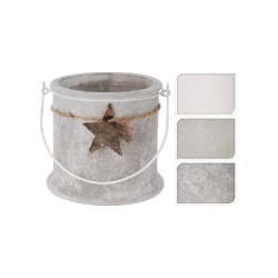 PORTA-VELAS DE VIDRO,...