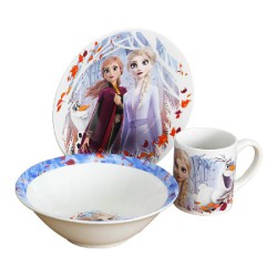 SET DE LOIÇA 3 PEÇAS FROZEN II