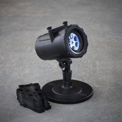 PROJETOR LED MULTICOR COM...