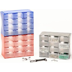 PRATELEIRA MINI C/12 GAVETAS