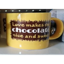 CANECA CERAMICA "CHOCOLATE"