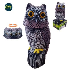 CORUJA COM CABEÇA ROTATIVA...