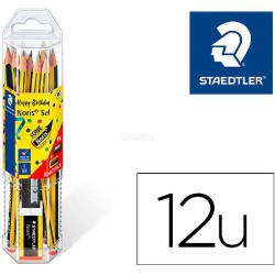 TUBO HEXAGONAL COM 12 LAPIS...