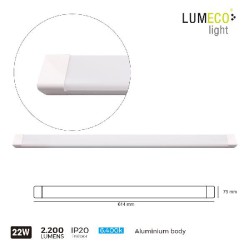 ARMADURA LED 22W 2200 LUMEN...